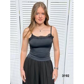 Фотография Майка женская 3192 black р.42-44 "LOOK" недорого оптом от прямого поставщика