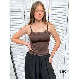 Фотография Майка женская 3192 brown р.42-44 "LOOK" недорого оптом от прямого поставщика