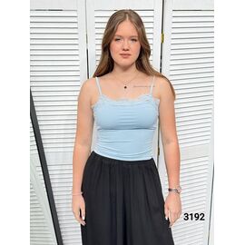 Фотография Майка женская 3192 l.blue р.42-44 "LOOK" недорого оптом от прямого поставщика