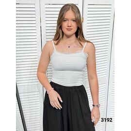 Фотография Майка женская 3192 white р.42-44 "LOOK" недорого оптом от прямого поставщика