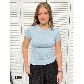 Фотография Футболка женская 3200 l.blue р.42-44 "LOOK" недорого оптом от прямого поставщика