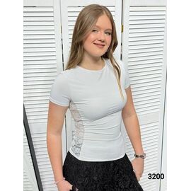 Фотография Футболка женская 3200 white р.42-44 "LOOK" недорого оптом от прямого поставщика
