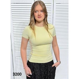 Фотография Футболка женская 3200 yellow р.42-44 "LOOK" недорого оптом от прямого поставщика