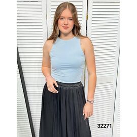 Фотография Майка женская 32271 l.blue р.42-44 "LOOK" недорого оптом от прямого поставщика