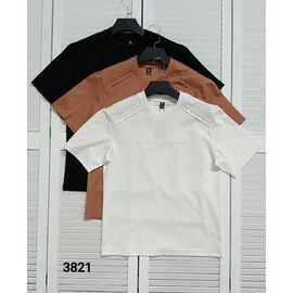 Фотография Футболка мужская 3821 black р.48-56 "LOOK" недорого оптом от прямого поставщика