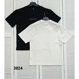 Фотография Футболка мужская 3824 white р.48-56 "LOOK" недорого оптом от прямого поставщика
