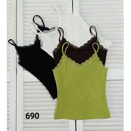 Фотография Майка женская 690 black р.one size "LOOK" недорого оптом от прямого поставщика