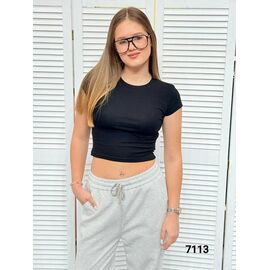 Фотография Топ женский 7113 black р.42-48 "LOOK" недорого оптом от прямого поставщика