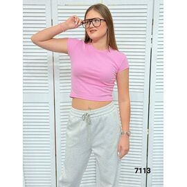 Фотография Топ женский 7113 pink р.42-48 "LOOK" недорого оптом от прямого поставщика