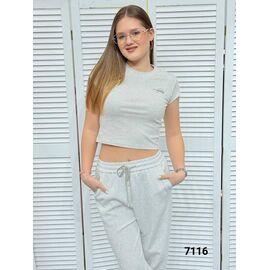 Фотография Топ женский 7116 grey р.42-48 "LOOK" недорого оптом от прямого поставщика