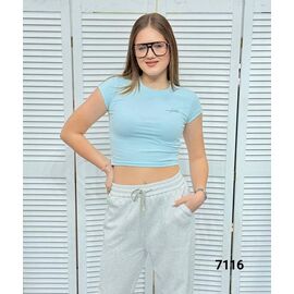 Фотография Топ женский 7116 l.blue р.42-48 "LOOK" недорого оптом от прямого поставщика