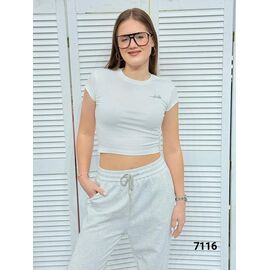 Фотография Топ женский 7116 white р.42-48 "LOOK" недорого оптом от прямого поставщика