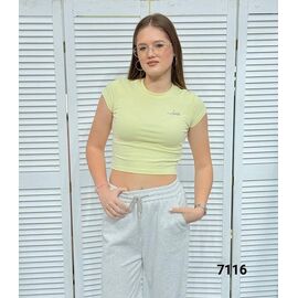 Фотография Топ женский 7116 yellow р.42-48 "LOOK" недорого оптом от прямого поставщика