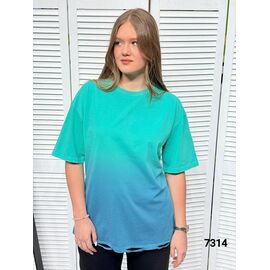 Фотография Футболка женская 7314 mint р.46-52 "LOOK" недорого оптом от прямого поставщика
