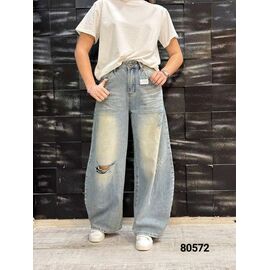 Фотография Джинсы женские 80572 l.blue р.42-48 "LOOK" недорого оптом от прямого поставщика