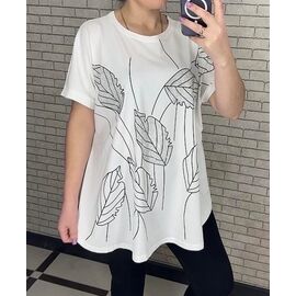 футболка жіноча 25009 white р.58-62 "PULSE" недорого оптом від прямого постачальника