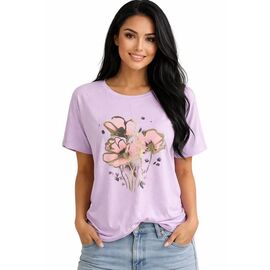 футболка жіноча 25031 lilac р.46-50 "PULSE" недорого оптом від прямого постачальника