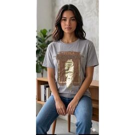 футболка жіноча 25051 grey р.44-48 "PULSE" недорого оптом від прямого постачальника