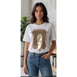 футболка жіноча 25051 white р.44-48 "PULSE" недорого оптом від прямого постачальника