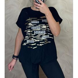 футболка жіноча 25307 black р.52-54 "PULSE" недорого оптом від прямого постачальника