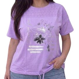 футболка жіноча 26016 lilac р.52-56 "PULSE" недорого оптом від прямого постачальника