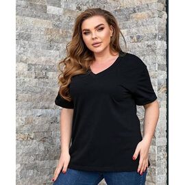 Фотография Футболка женская 54003 black р.48-56 "PULSE" недорого оптом от прямого поставщика