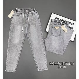 Фотография Джинсы женские 7041 grey р.31-38 "Vindassion" недорого оптом от прямого поставщика