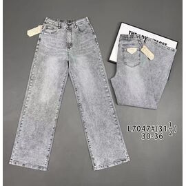 Фотография Джинсы женские 7047 grey р.30-36 "Vindassion" недорого оптом от прямого поставщика