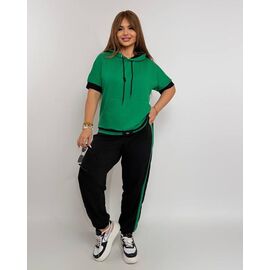 Фотография Костюм спортивный женский 962 green р.48-62 "Seven Zikina" недорого оптом от прямого поставщика