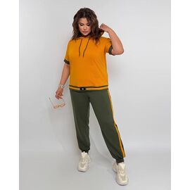 Фотография Костюм спортивный женский 962 orange р.48-62 "Seven Zikina" недорого оптом от прямого поставщика