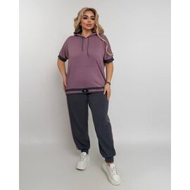 Фотография Костюм спортивный женский 962 powder р.48-62 "Seven Zikina" недорого оптом от прямого поставщика