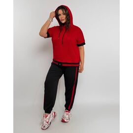 Фотография Костюм спортивный женский 962 red р.48-62 "Seven Zikina" недорого оптом от прямого поставщика