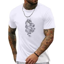 Фотография Футболка мужская AL89 white р.M-3XL "Алия" недорого оптом от прямого поставщика