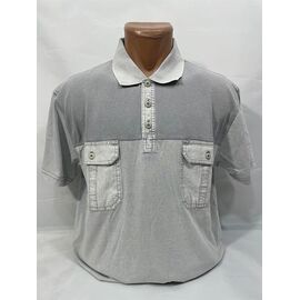 Фотография Футболка мужская SB1815 l.grey р.XL-5XL "Sabihina" недорого оптом от прямого поставщика