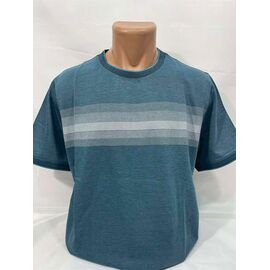 Фотография Футболка мужская SB1825 green р.XL-5XL "Sabihina" недорого оптом от прямого поставщика