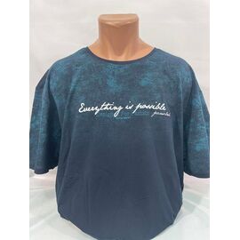 Фотография Футболка мужская SB1846 navy р.6XL-9XL "Sabihina" недорого оптом от прямого поставщика