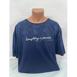 Фотография Футболка мужская SB1848 navy р.6XL-9XL "Sabihina" недорого оптом от прямого поставщика