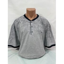 Фотография Футболка мужская SB1850 grey р.6XL-9XL "Sabihina" недорого оптом от прямого поставщика