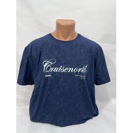 Фотография Футболка мужская SB1856 navy р.2XL-5XL "Sabihina" недорого оптом от прямого поставщика