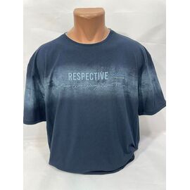 Фотография Футболка мужская SB1858 d.grey р.2XL-5XL "Sabihina" недорого оптом от прямого поставщика