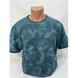 Фотография Футболка мужская SB1863 green р.2XL-5XL "Sabihina" недорого оптом от прямого поставщика