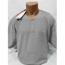 Фотография Футболка мужская SB1868 grey р.3XL-6XL "Sabihina" недорого оптом от прямого поставщика