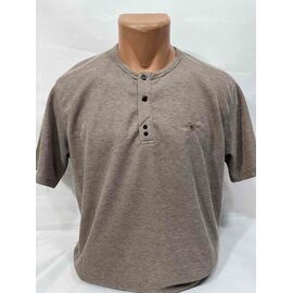 Фотография Футболка мужская SB1874 beige р.3XL-6XL "Sabihina" недорого оптом от прямого поставщика