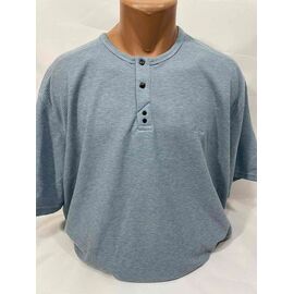 Фотография Футболка мужская SB1875 l.blue р.3XL-6XL "Sabihina" недорого оптом от прямого поставщика