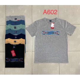 Фотография Футболка мужская A602 black р.46-54 "Ayden" недорого оптом от прямого поставщика