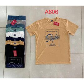 Фотография Футболка мужская A606 navy р.46-54 "Ayden" недорого оптом от прямого поставщика