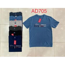 Фотография Футболка мужская AD705 black р.5XL-8XL "Ayden" недорого оптом от прямого поставщика