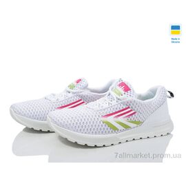 Фотография Кроссовки женские модные Весна/осень 1034 білий (6 пар р.37-41) "Favorit" недорого оптом от прямого поставщика