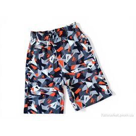 Фотография Шорты детские Лето 9716 сіро-помаранчевий (4 шт. р.сетка 9-12) "Kids-modnik" недорого оптом от прямого поставщика