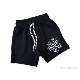 Фотография Шорты детские Лето 1140 чорний (10 шт. р.сетка 1-10) "Kids-modnik" недорого оптом от прямого поставщика